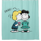 pinda's | VALENTIJNSDAG | Lucy & Schroeder Kiss Douchegordijn (Voorkant)