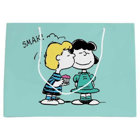 pinda's | VALENTIJNSDAG | Lucy & Schroeder Kiss Groot Cadeauzakje (Voorkant)