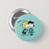 pinda's | VALENTIJNSDAG | Lucy & Schroeder Kiss Ronde Button 5,7 Cm (Voorkant /achterkant)