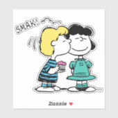 pinda's | VALENTIJNSDAG | Lucy & Schroeder Kiss Sticker (Vel)