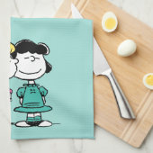 pinda's | VALENTIJNSDAG | Lucy & Schroeder Kiss Theedoek (Quarter Fold)