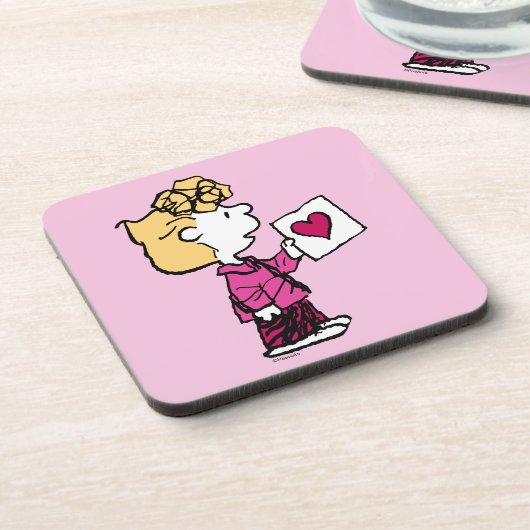 pinda's | VALENTIJNSDAG | Sally Valentijn Kaart Bier Onderzetter (Linkerzijde)