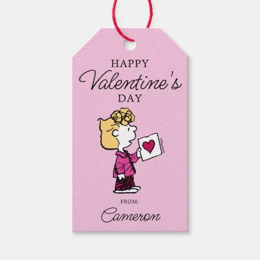 pinda's | VALENTIJNSDAG | Sally Valentijn Kaart Cadeaulabel (Voorkant)