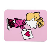 pinda's | VALENTIJNSDAG | Sally Valentijn Kaart Magneet (Horizontaal)