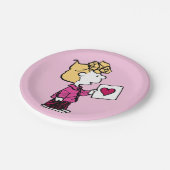 pinda's | VALENTIJNSDAG | Sally Valentijn Kaart Papieren Bordje (Gekanteld)