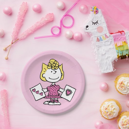 pinda's | VALENTIJNSDAG | Sally Valentijns Papieren Bordje (Feest)