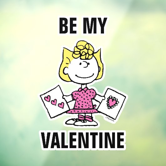 pinda's | VALENTIJNSDAG | Sally Valentijns Raamsticker (Vel 3)