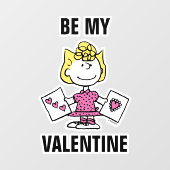 pinda's | VALENTIJNSDAG | Sally Valentijns Raamsticker (Vel)