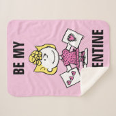 pinda's | VALENTIJNSDAG | Sally Valentijns Sherpa Deken (Voorkant (horizontaal))