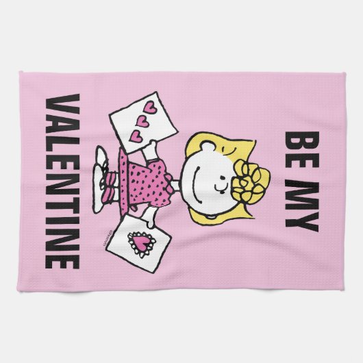 pinda's | VALENTIJNSDAG | Sally Valentijns Theedoek (Horizontaal)