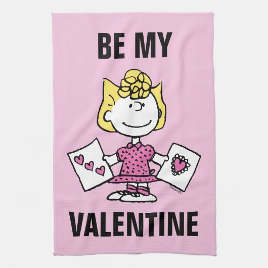 pinda's | VALENTIJNSDAG | Sally Valentijns Theedoek (Verticaal)