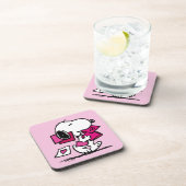 pinda's | VALENTIJNSDAG | Snoopie met Valentijnse  Bier Onderzetter (Rechterzijde)