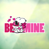 pinda's | VALENTIJNSDAG | Snoopy be Mine Raamsticker (Vel 3)