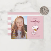 Pinda's | Valentijnsdag | Snoopy Hart Knuffel Notitiekaartje (Voorkant / Achterkant in situ)