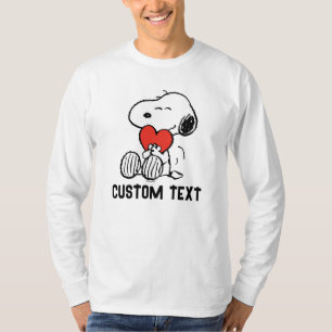 Pinda's Valentijnsdag Snoopy Hart Knuffel T-shirt