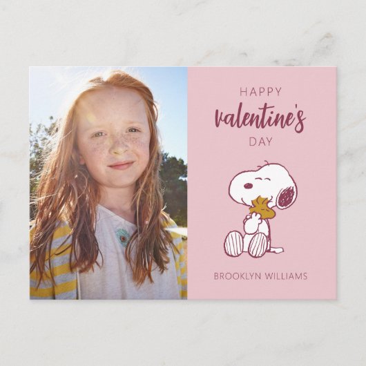 pinda's | VALENTIJNSDAG | Snoopy Heart Hug Briefkaart (Voorkant)