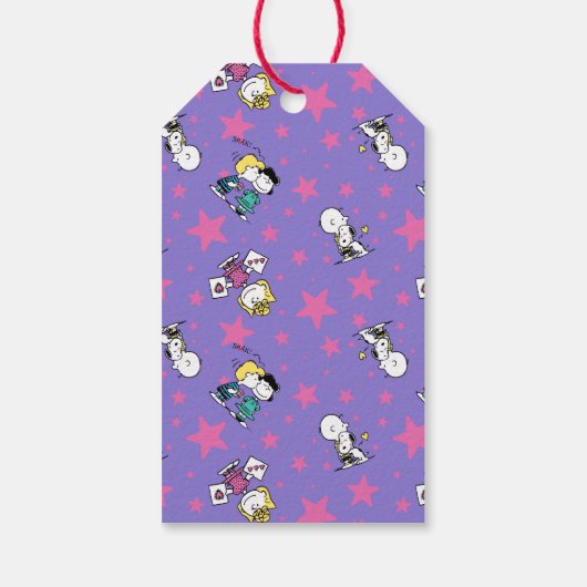 pinda's | VALENTIJNSDAG | Snoopy Heart Hug Cadeaulabel (Achterkant)