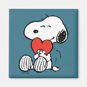 pinda's | VALENTIJNSDAG | Snoopy Heart Hug Magneet (Voorkant)