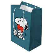 pinda's | VALENTIJNSDAG | Snoopy Heart Hug Medium Cadeauzakje (Achterkant Gekanteld)