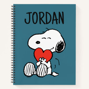 pinda's   VALENTIJNSDAG   Snoopy Heart Hug Notitieboek