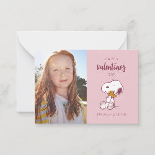 pinda's   VALENTIJNSDAG   Snoopy Heart Hug Notitiekaartje