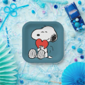 pinda's | VALENTIJNSDAG | Snoopy Heart Hug Papieren Bordje (Feest)