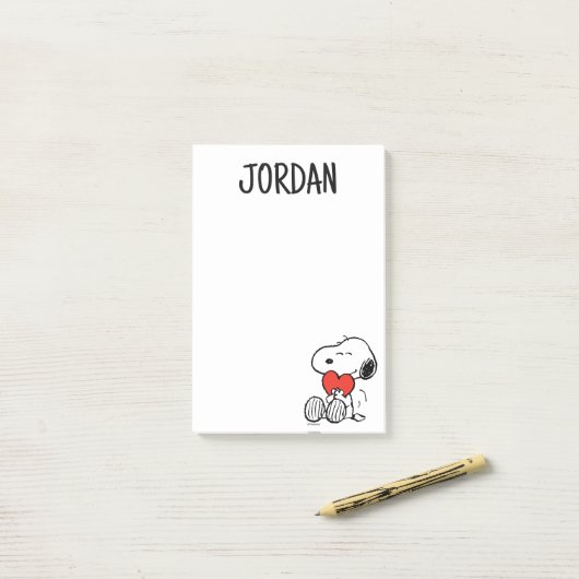 pinda's | VALENTIJNSDAG | Snoopy Heart Hug Post-it® Notes (Op bureau)