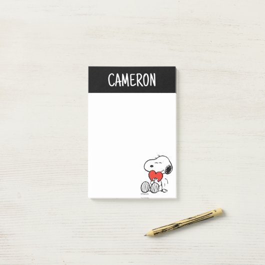 pinda's | VALENTIJNSDAG | Snoopy Heart Hug Post-it® Notes (Op bureau)