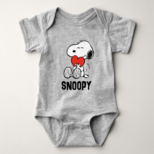 pinda's | VALENTIJNSDAG | Snoopy Heart Hug Romper (Voorkant)
