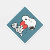 pinda's | VALENTIJNSDAG | Snoopy Heart Hug Servet (Hoek)