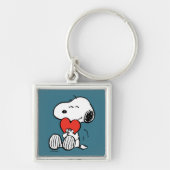 pinda's | VALENTIJNSDAG | Snoopy Heart Hug Sleutelhanger (Voorkant)