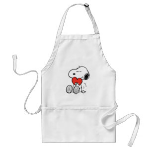 pinda's   VALENTIJNSDAG   Snoopy Heart Hug Standaard Schort