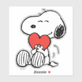 pinda's | VALENTIJNSDAG | Snoopy Heart Hug Sticker (Vel)
