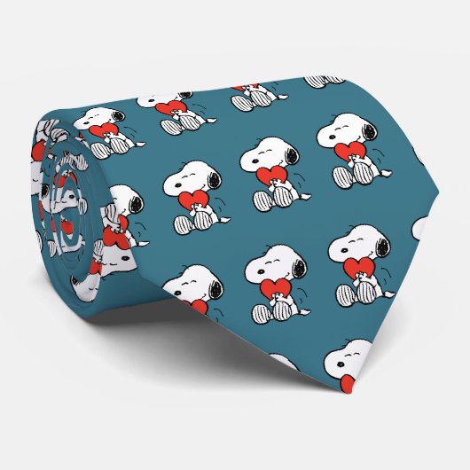 pinda's | VALENTIJNSDAG | Snoopy Heart Hug Stropdas (Opgerold)