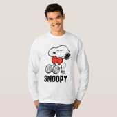 pinda's | VALENTIJNSDAG | Snoopy Heart Hug T-shirt (Voorkant volledig)