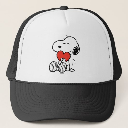 pinda's | VALENTIJNSDAG | Snoopy Heart Hug Trucker Pet (Voorkant)