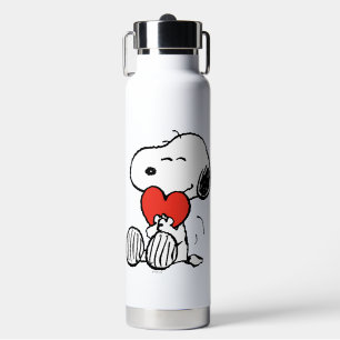 pinda's   VALENTIJNSDAG   Snoopy Heart Hug Waterfles