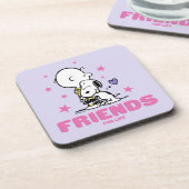 pinda's | VALENTIJNSDAG | Vrienden voor het leven Bier Onderzetter (Linkerzijde)