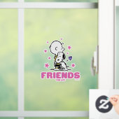 pinda's | VALENTIJNSDAG | Vrienden voor het leven Raamsticker (Huis)