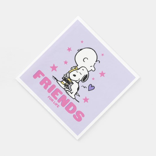 pinda's | VALENTIJNSDAG | Vrienden voor het leven Servet (Hoek)