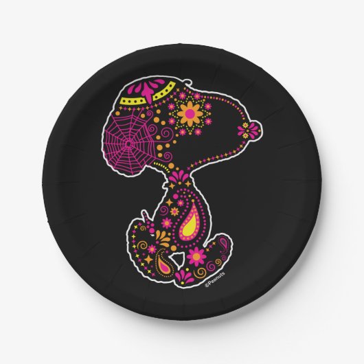 pinda's | Verdroogde dag van de hond Papieren Bordje (Voorkant)