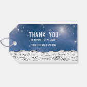 Pinda's | Verjaardag in de ruimte Cadeaulabel (Achterkant Horizontaal)