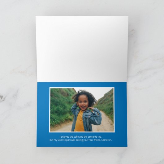 Pinda's | Verjaardagsfeestje Halloween bedankje Bedankkaart (Binnen)