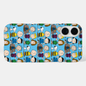 pinda's vrienden op rij Case-Mate iPhone case (Achterkant (horizontaal))