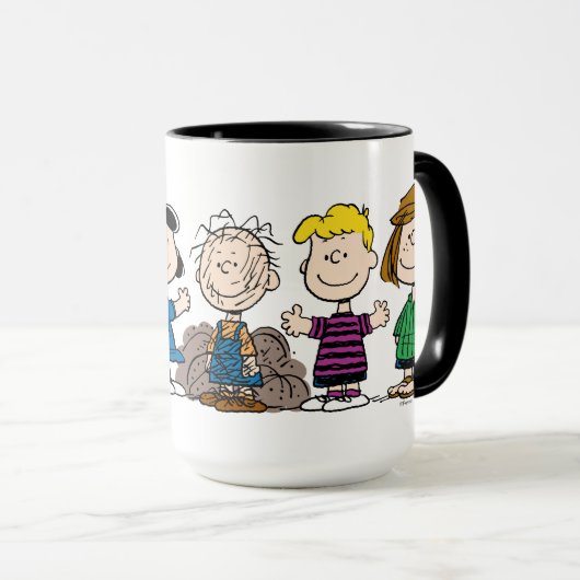 pinda's vrienden op rij mok (Voorkant rechts)