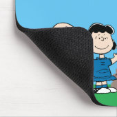 pinda's vrienden op rij muismat (Hoek)