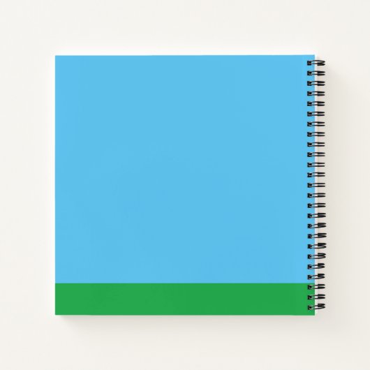 pinda's vrienden op rij notitieboek (Achterkant)