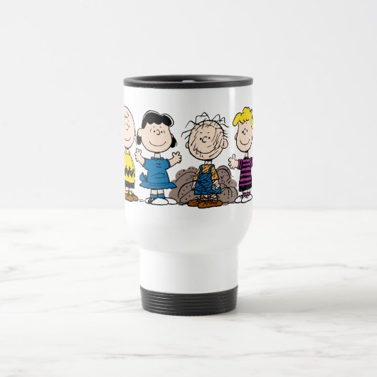 pinda's vrienden op rij reisbeker (Center)