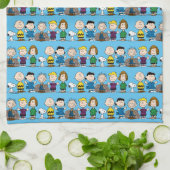 pinda's vrienden op rij theedoek (Gevouwen)