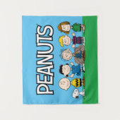 pinda's vrienden op rij wandkleed (Voorkant)